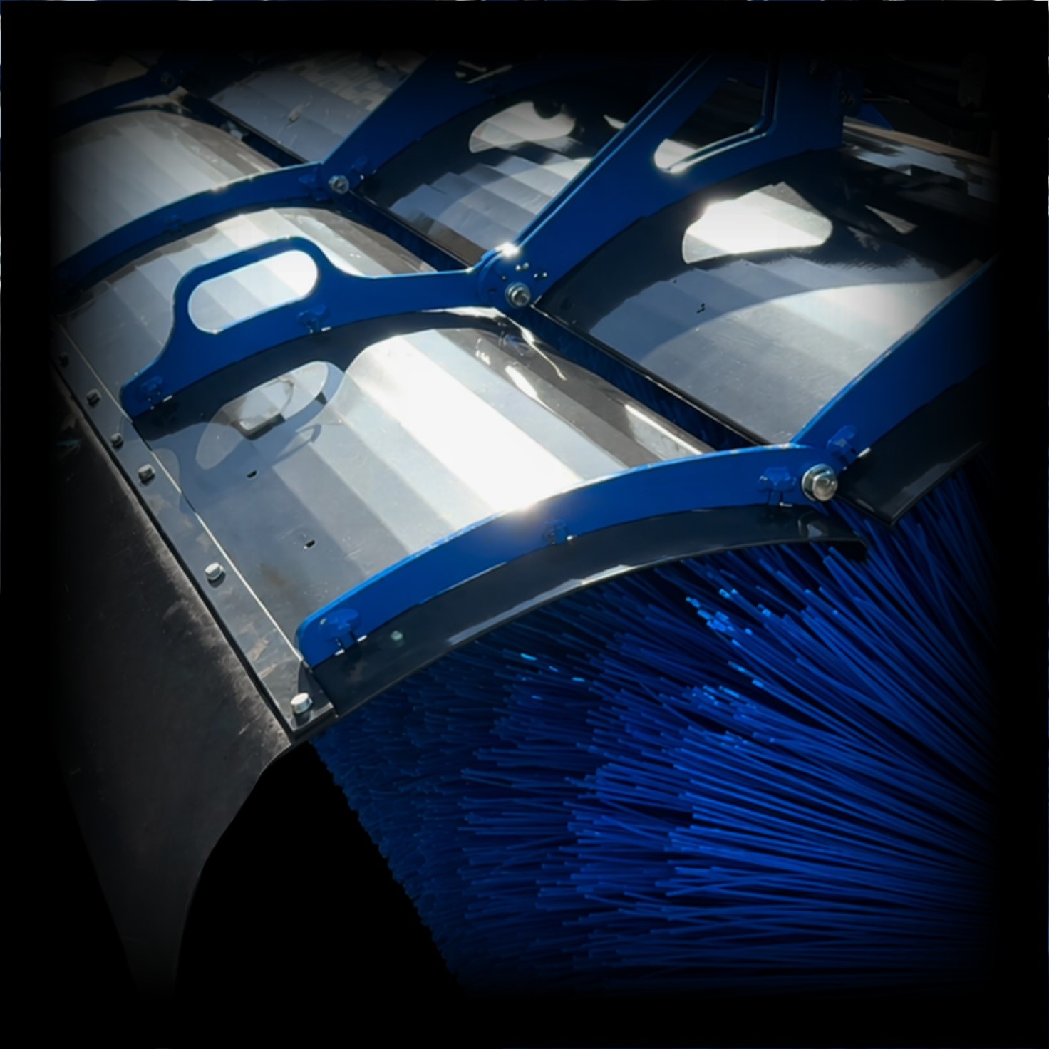 Open Front Shield for High-Volume Cleaning